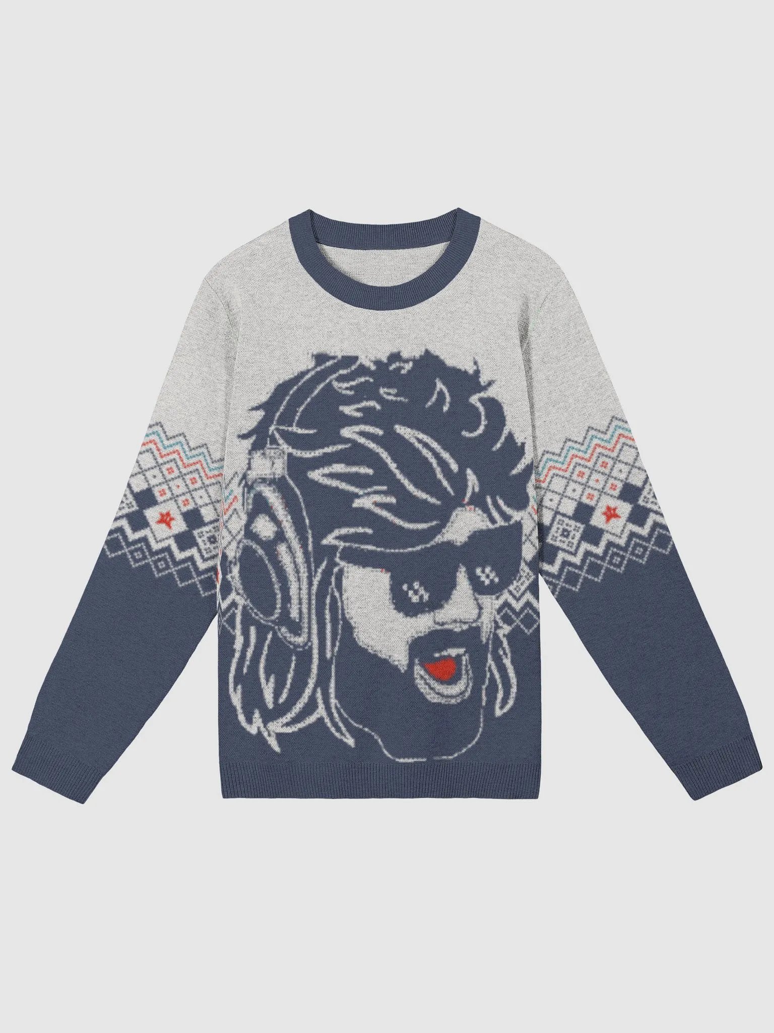 Dixmas Mullet Sweater - Blue product image (1)