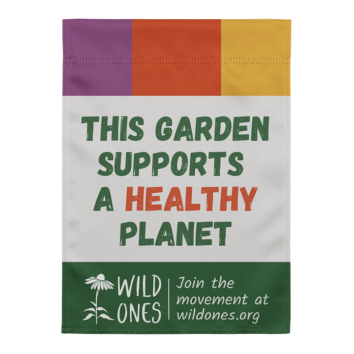 This Garden Supports a Healthy Planet (Garden Flag) product image (1)