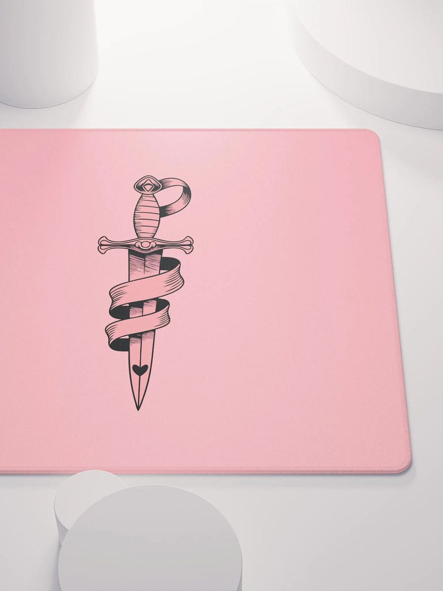 Heartfelt Dagger Gaming Mouse Pad product image (9)
