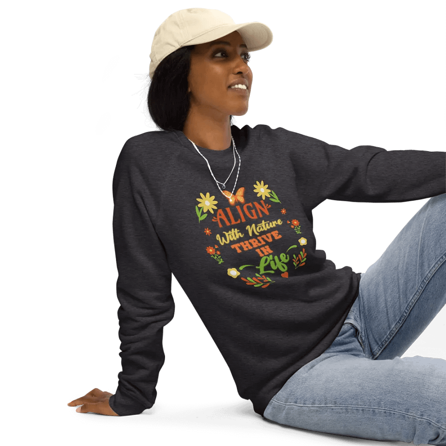 Nature's Wisdom Raglan Sweatshirt product image (10)