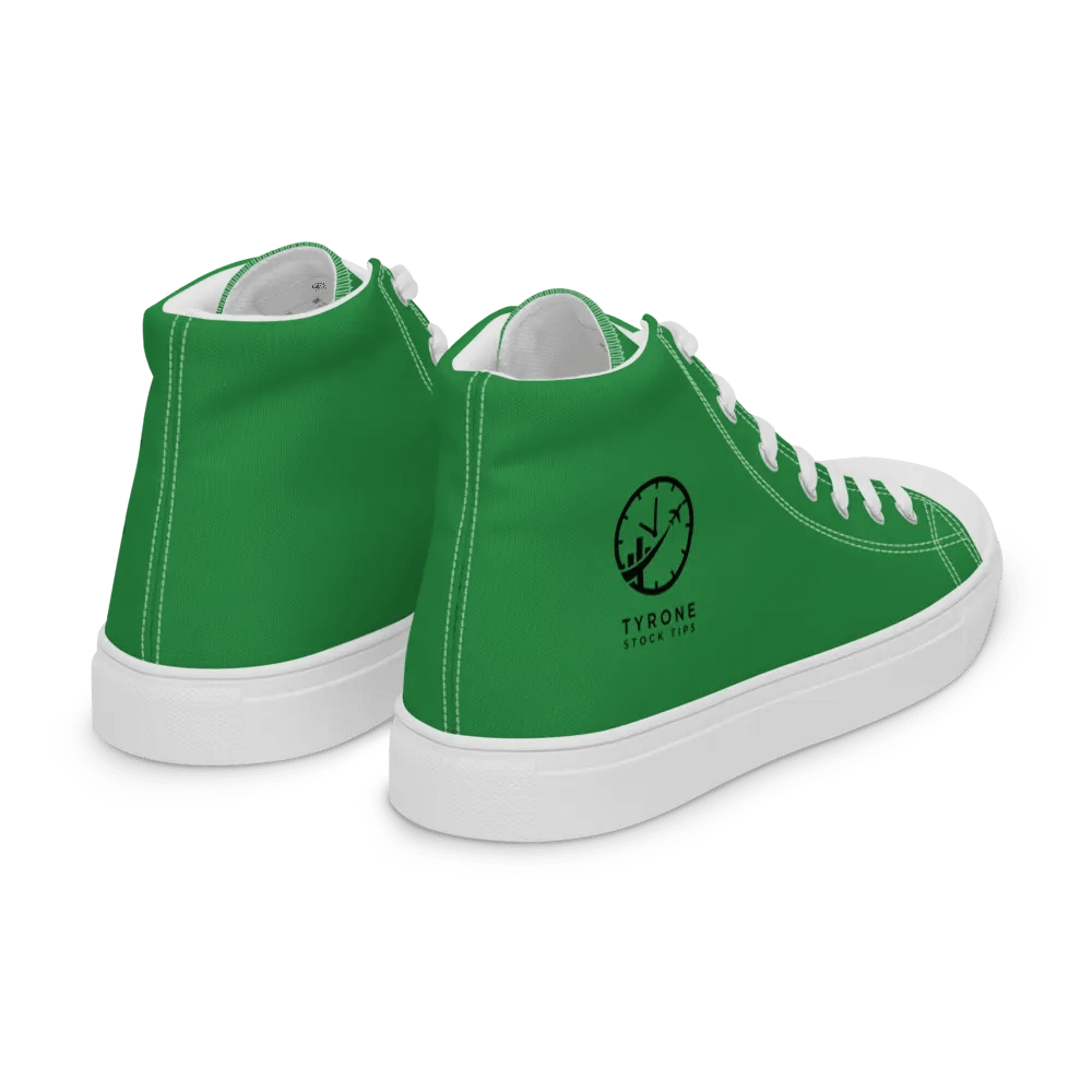 Green Classic Black Logo Canvas High Tops product image (7)