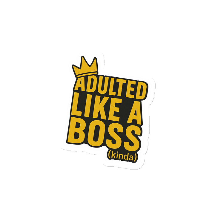 Boss-Level Adulting Die-Cut Magnets product image (2)