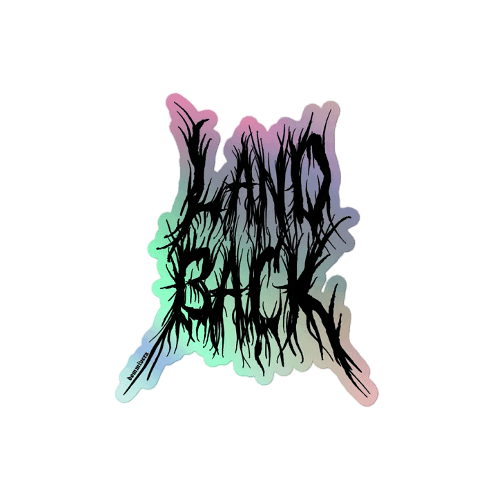 LAND BACK - HOLO STICKER product image (2)