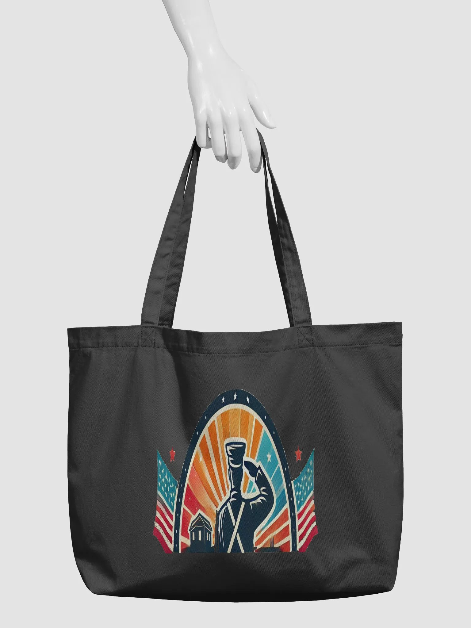 Patriotic Salute Organic Tote product image (6)