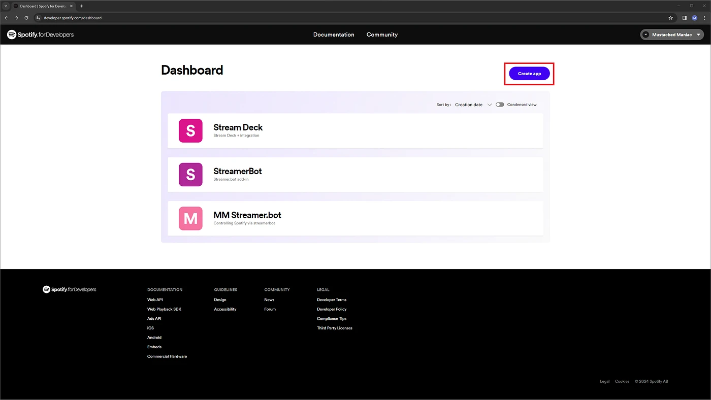 Spotify-Create App