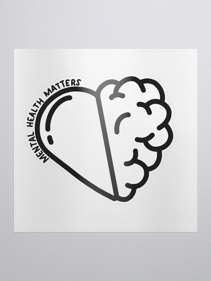 Mental Health Matters Kiss Cut Sticker product image (1)
