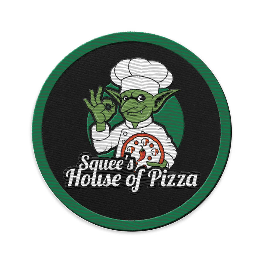 Squee’s House of Pizza Embroidered Patch product image (1)