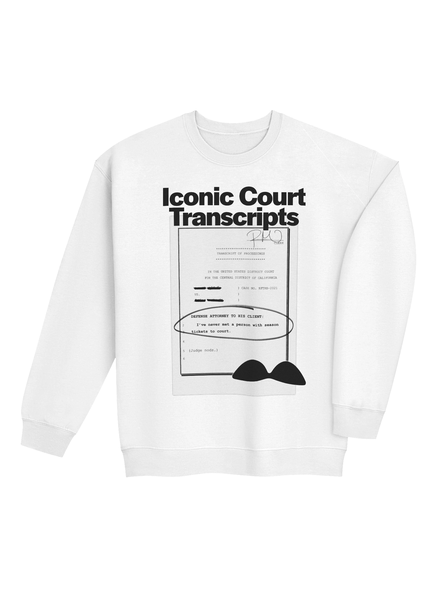 Season Tickets To Court White Sweatshirt product image (4)