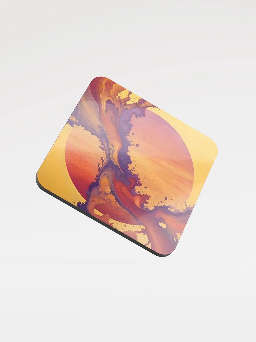 Sunset Inferno Dutch Pour Coaster product image (1)