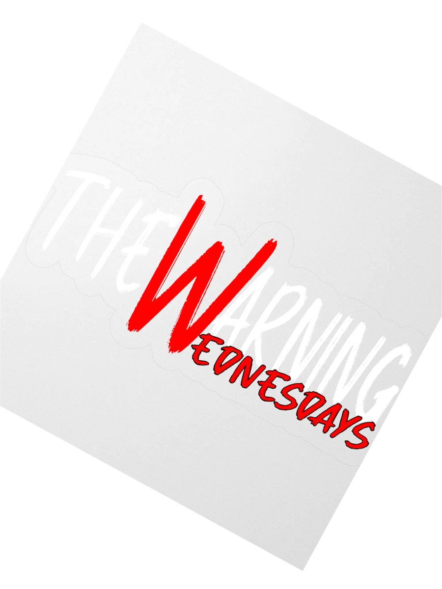 The Warning Wednesday Sticker product image (1)
