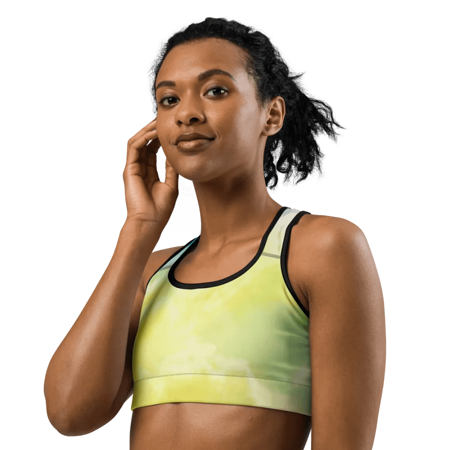 Blur cloud rainbow Design Sports Bra - V8 product image (7)