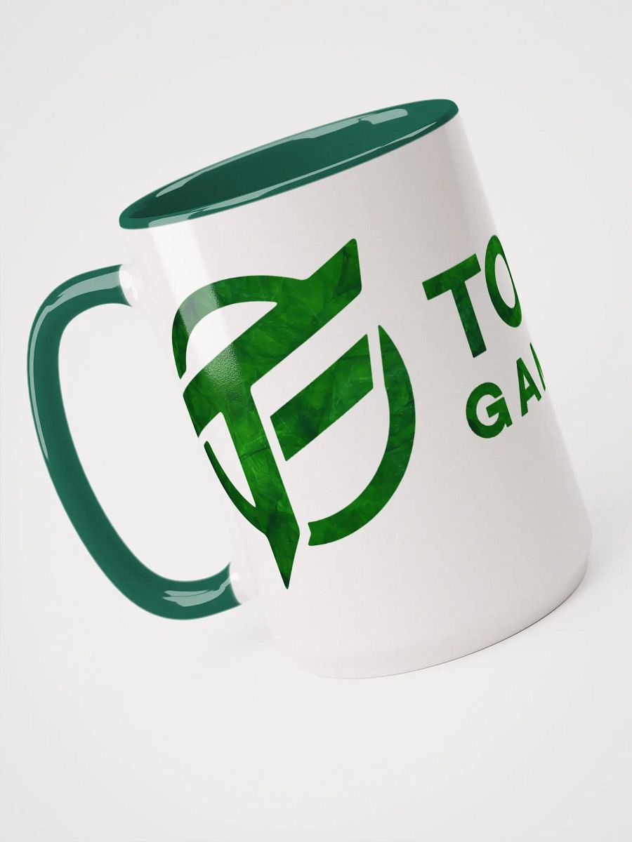 TopFrag™ Green Ceramic Mug with Color Inside product image (4)