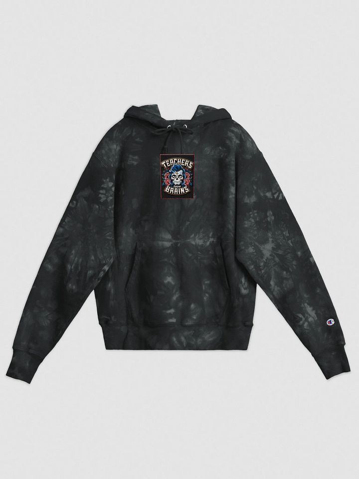 WOMEN "TEACHERS LOVES BRAINS" Tie-Dye Hoodie product image (1)