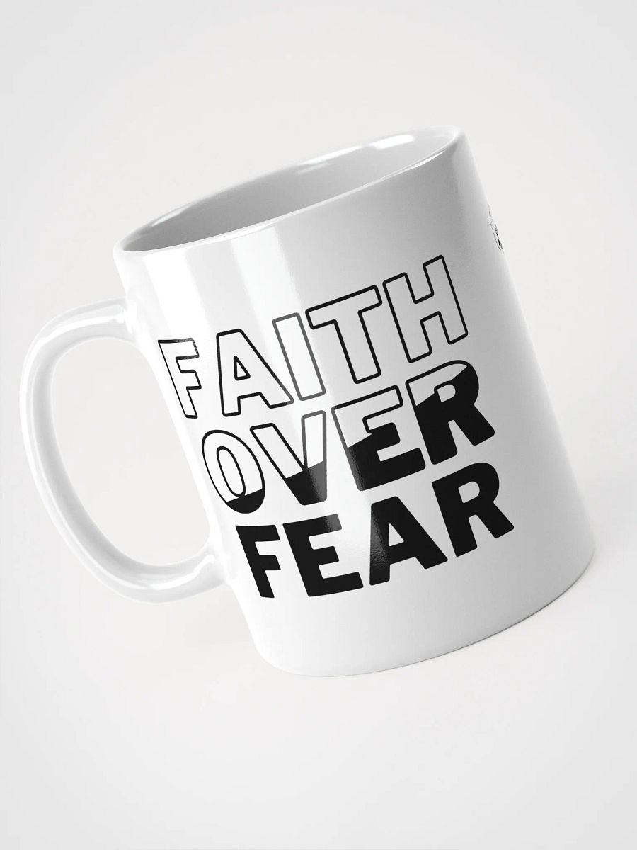 Faith Over Fear Ceramic Coffee Mug (11oz, 15oz & 20oz) - Inspirational Drinkware for Daily Motivation product image (5)