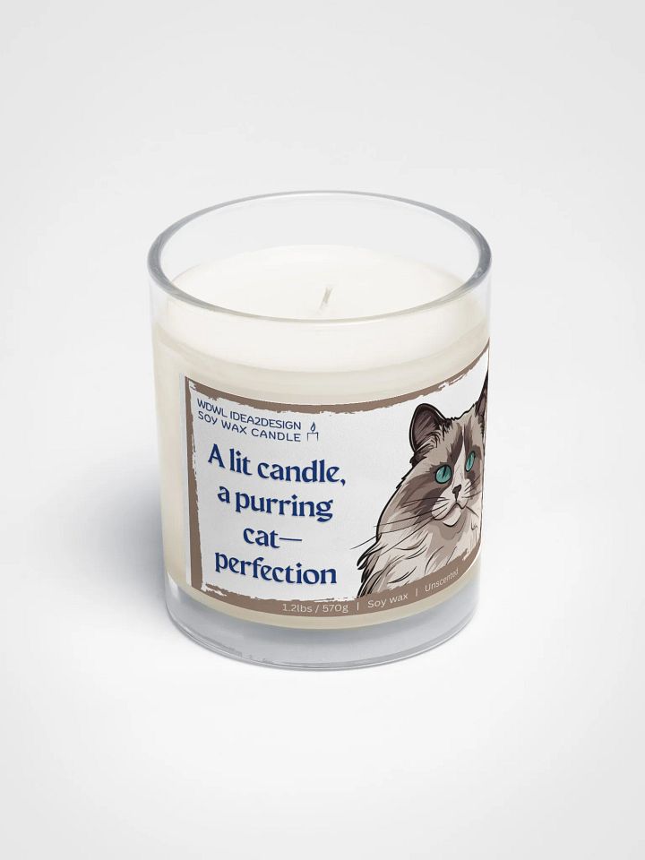 Ragdoll Cat Lover Best Gift, Large Capacity, Great Value & Eco-Friendly Candle – 1.2 lbs of Pure Serenity product image (2)