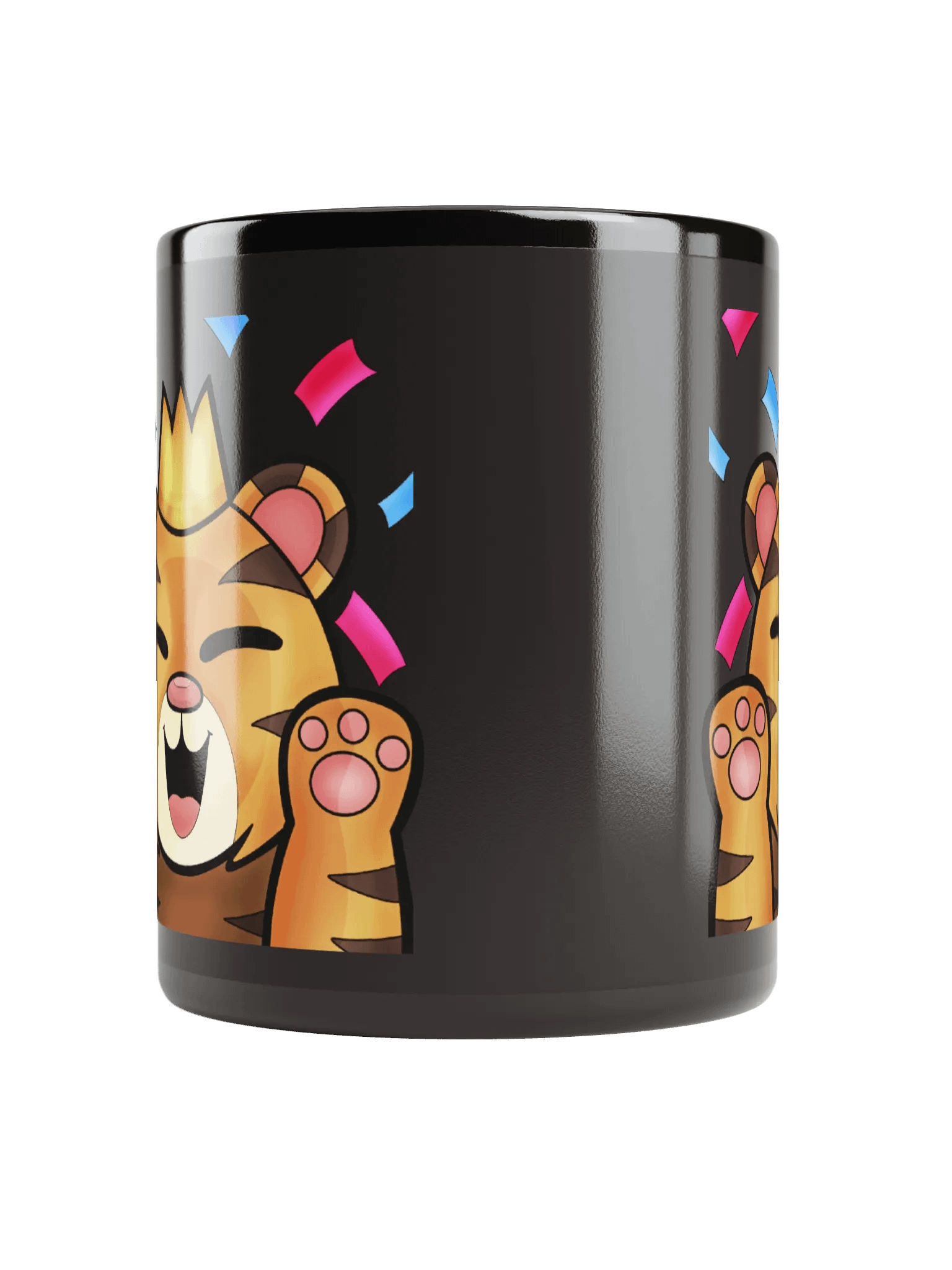 TheMafiaQueen Royal Tiger Hype Black Mug product image (8)