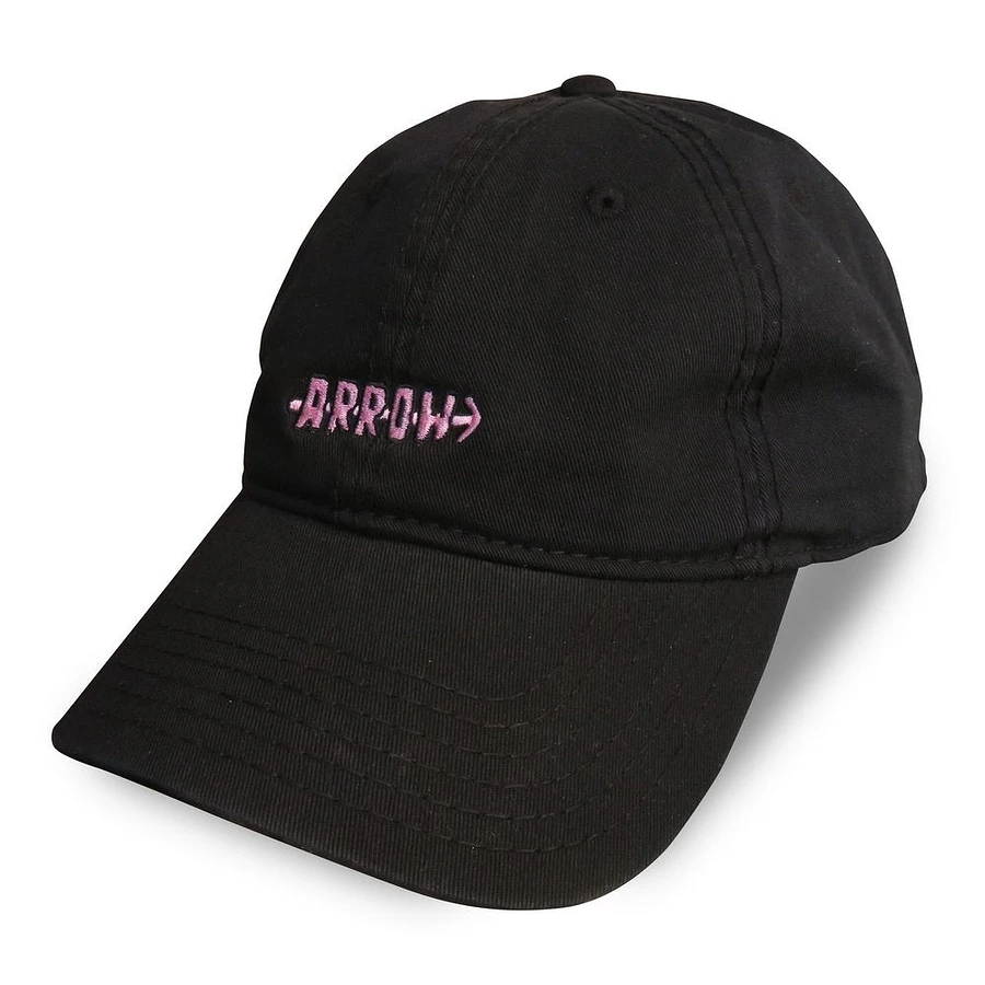 dad hat (pink & black) product image (2)