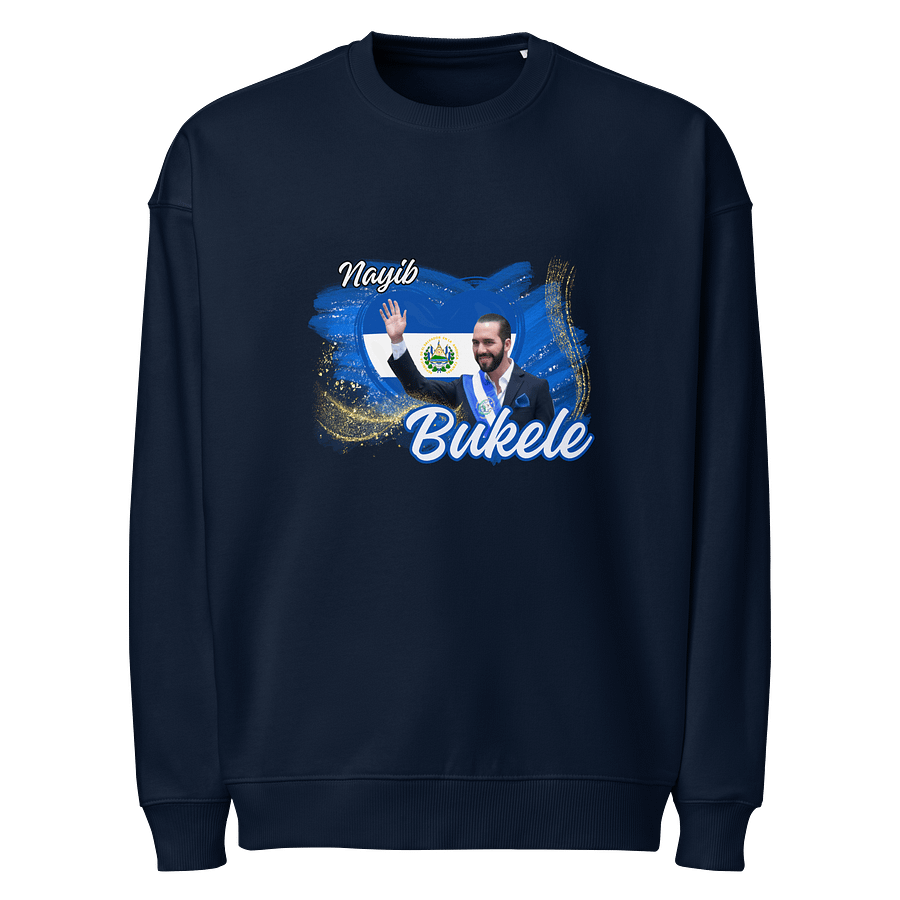 El Salvador President Nayib Bukele Wave Sweatshirt product image (1)