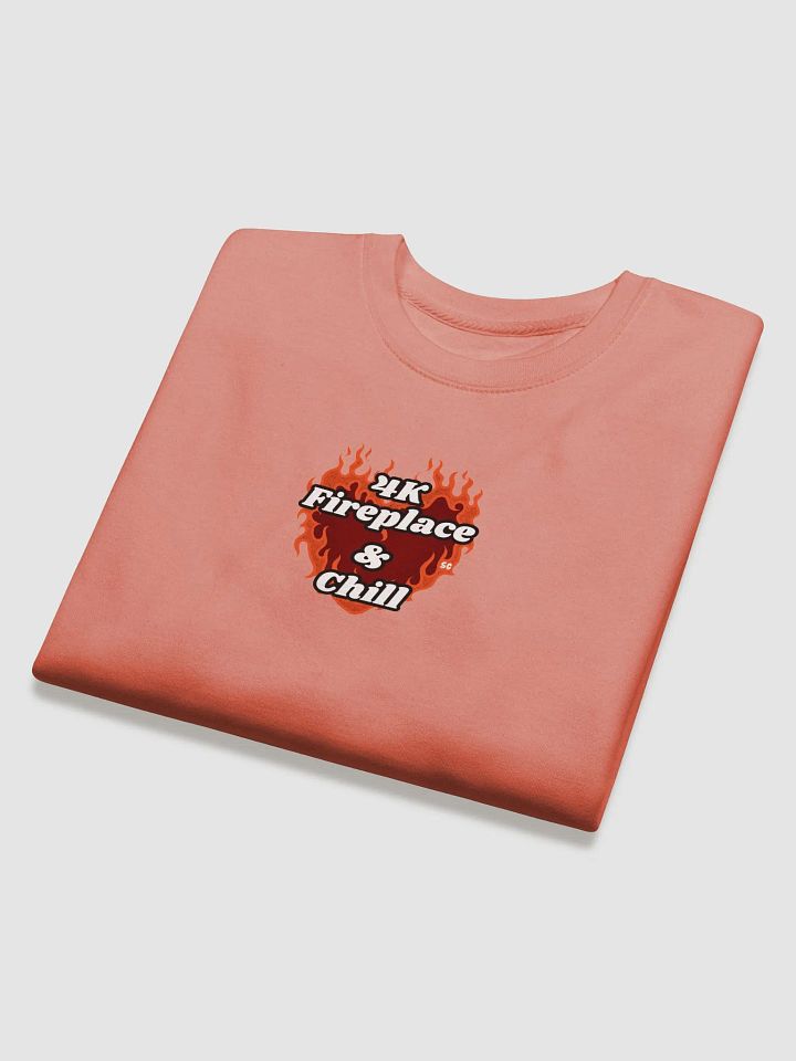 Flaming Heart - 4K Fireplace & Chill | Sweatshirt product image (8)