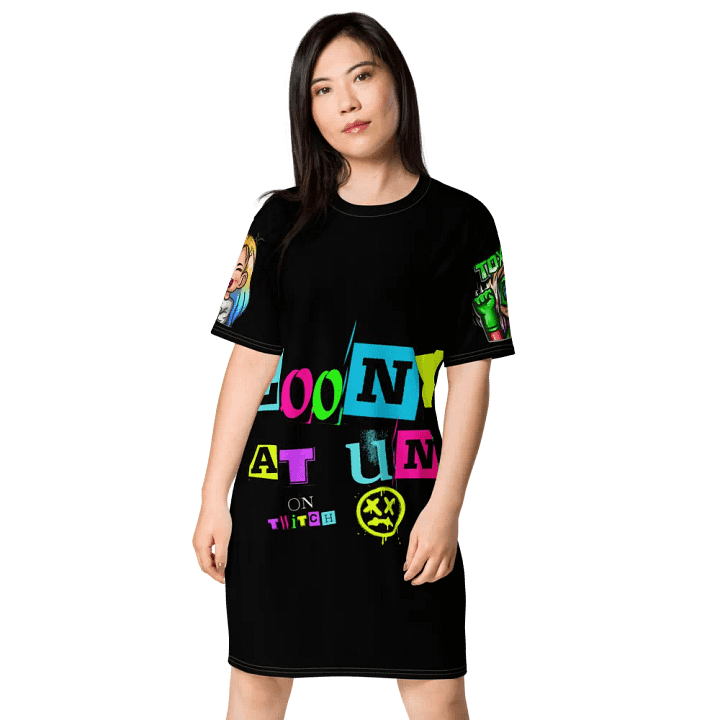Punky Loons Graffiti T-Shirt Dress product image (1)
