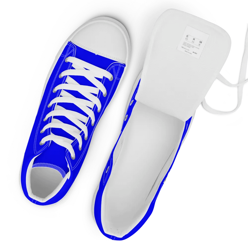 Ladies high top canvas sneakers product image (7)