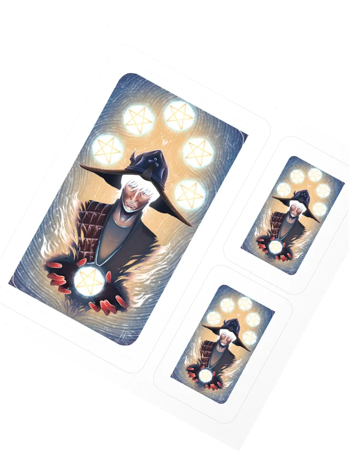 Six of Pentacles - Stickers product image (4)
