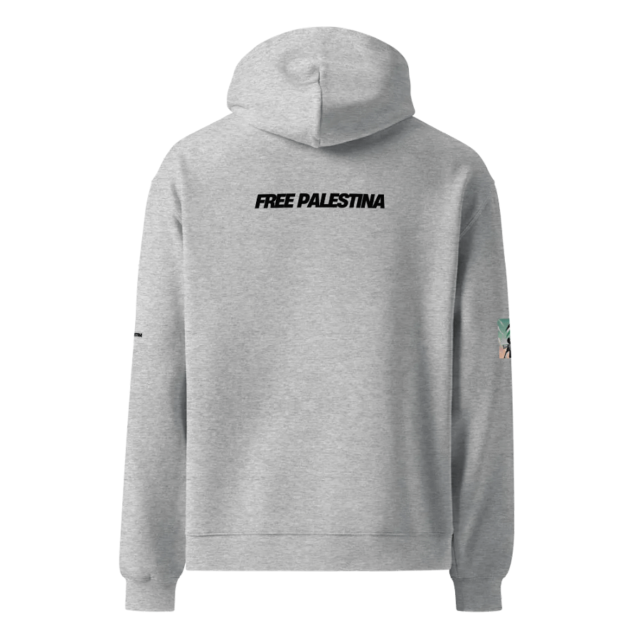 AS Colour Unisex Premium Oversized Hoodie | AI Design FREE PALESTINA product image (3)