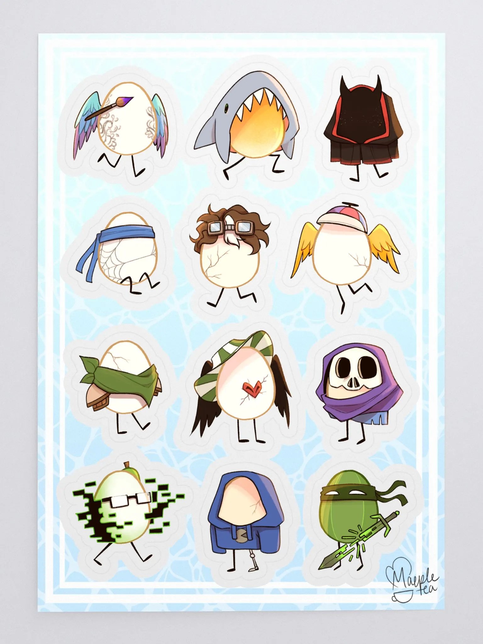 Egg Parents! Sticker Sheet product image (1)