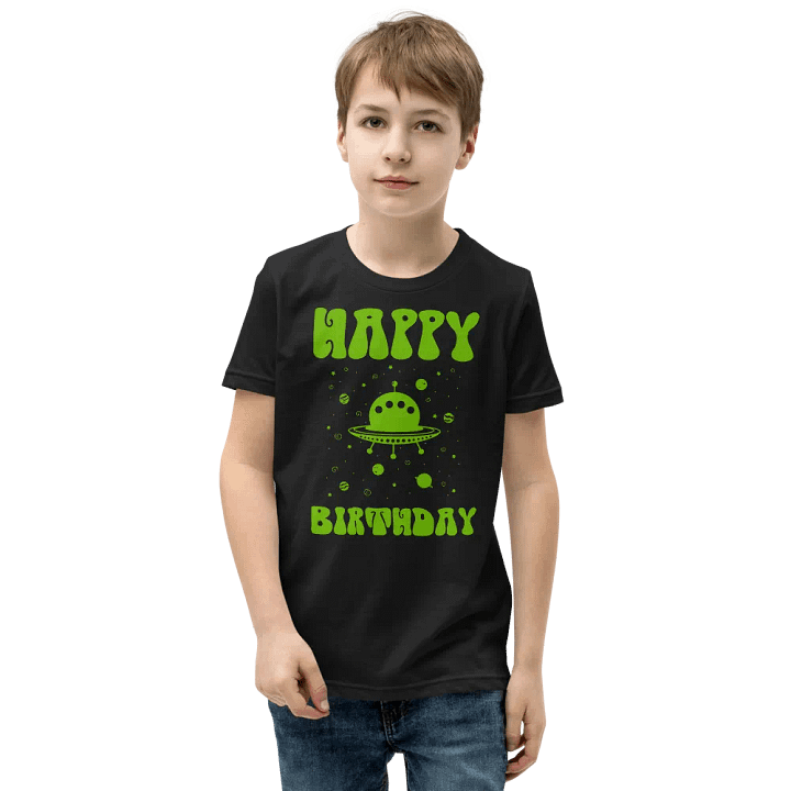 Happy Birthday (UFO) T-Shirt For Kids product image (5)