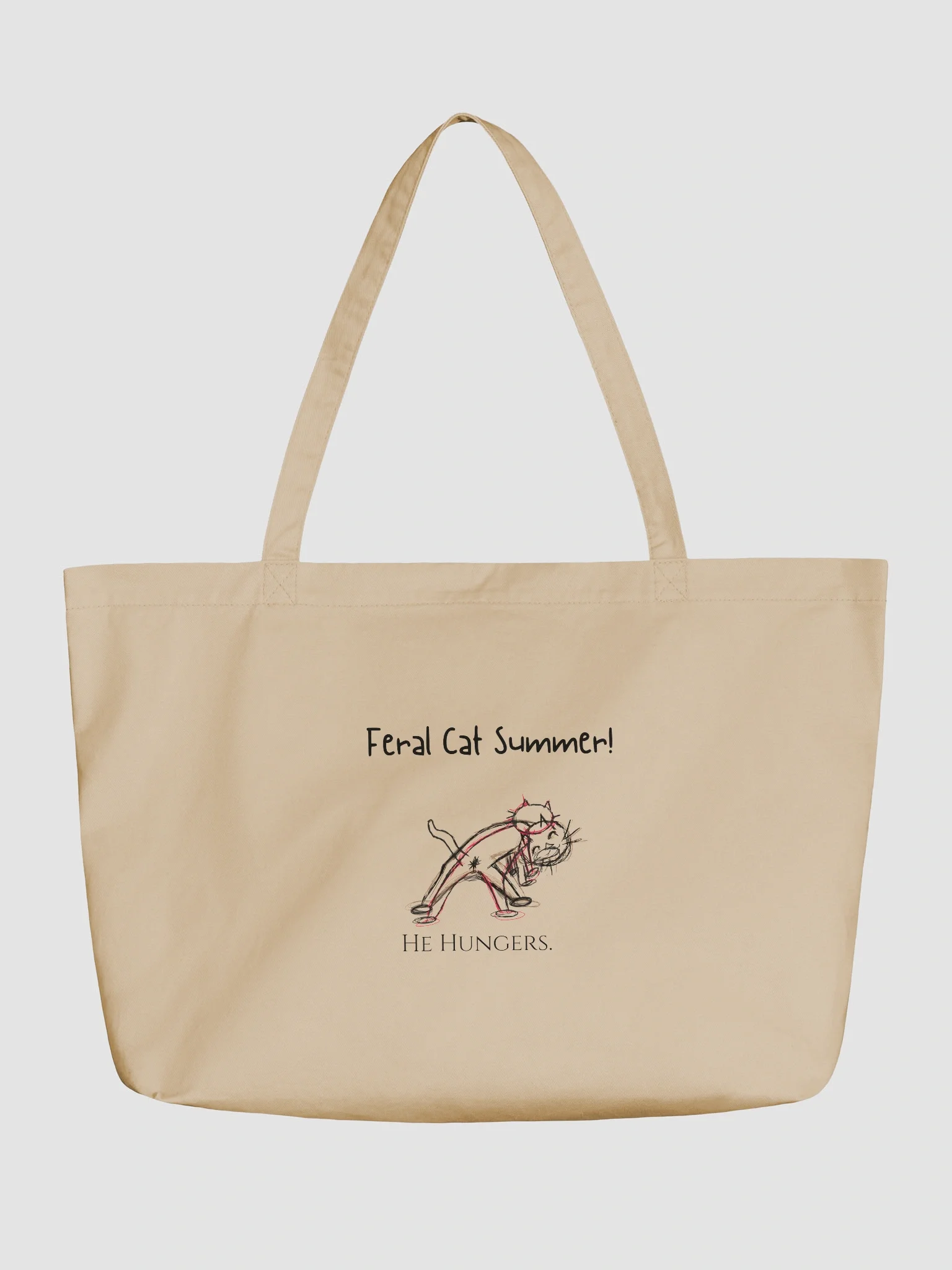 Feral Cat Summer Tote Bag product image (1)