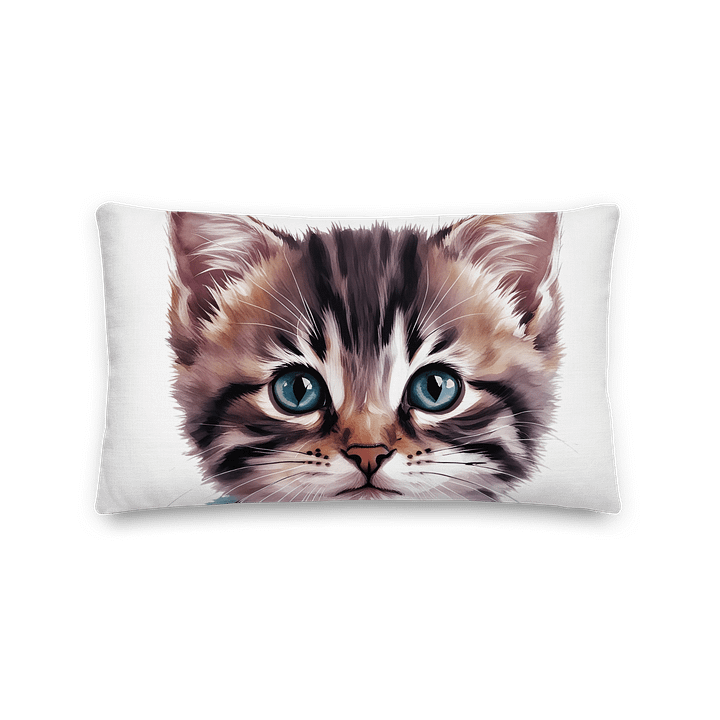 Cat Cushion White product image (2)