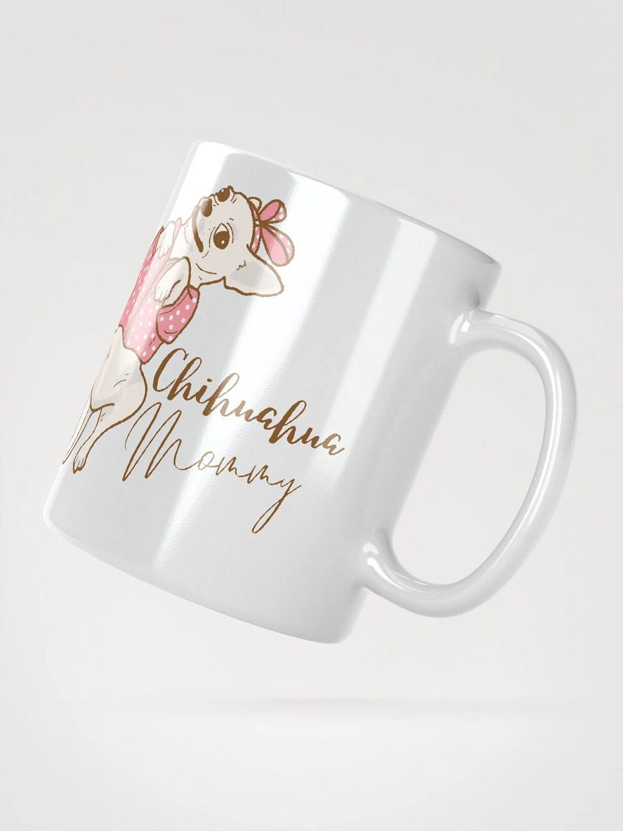 Chihuahua Mommy White Glossy Mug product image (4)