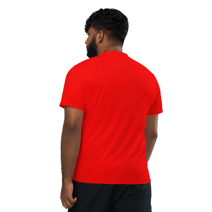 Unisex Red Sports Jersey product image (2)