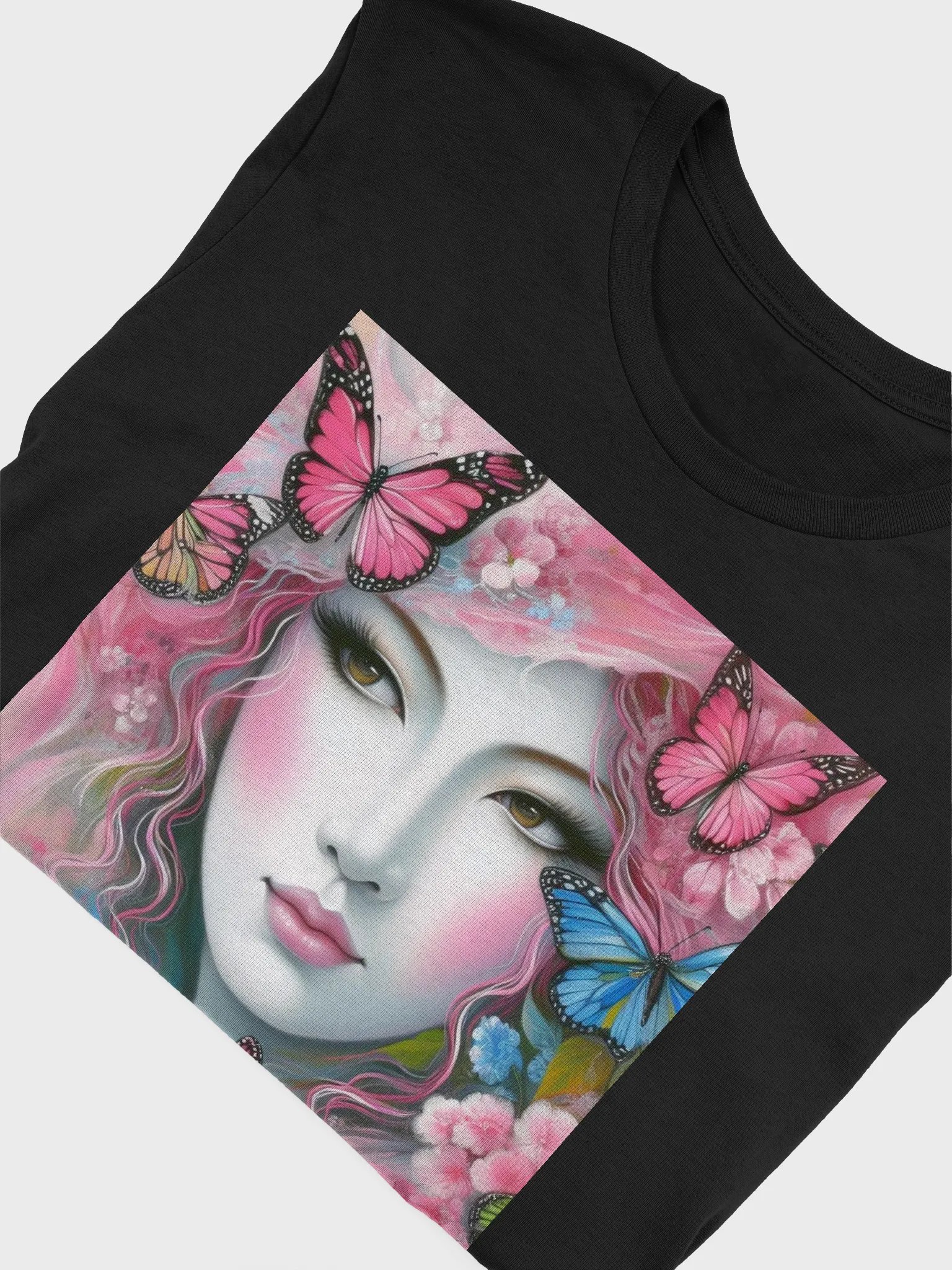 Woman and Butterfly T-shirt product image (5)