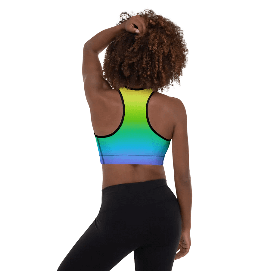 Rainbow Sports Bra product image (2)
