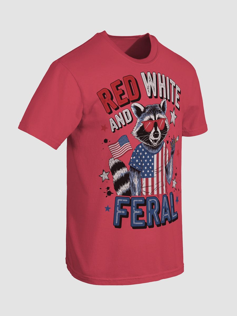 Patriotic Raccoon Summer T-Shirt product image (7)