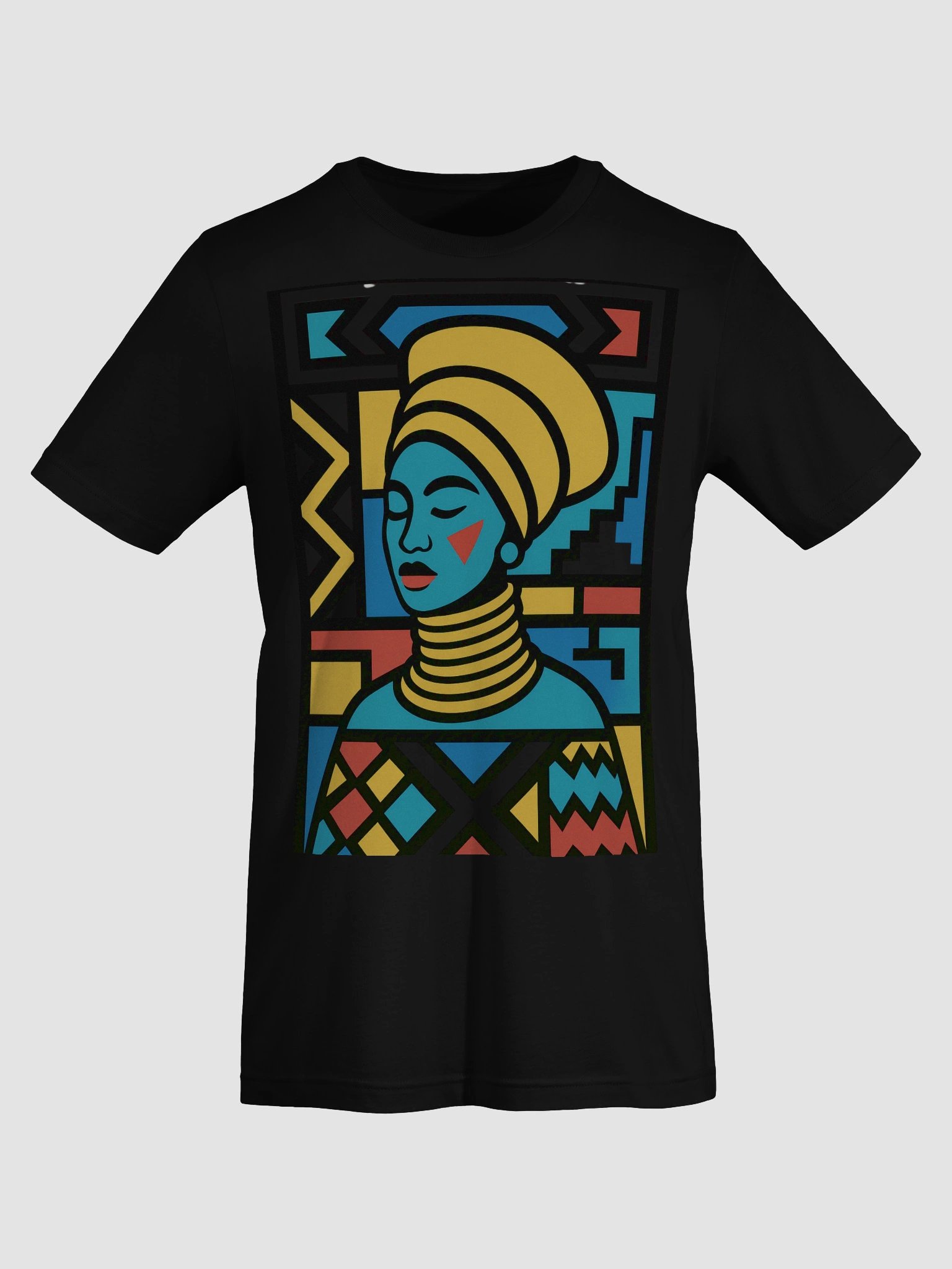 Vibrant Headwrap Illustration T-Shirt product image (55)