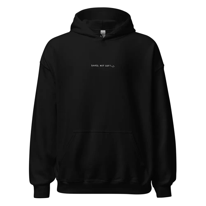 Saved Not Soft Embroidered Unisex Hoodie product image (1)