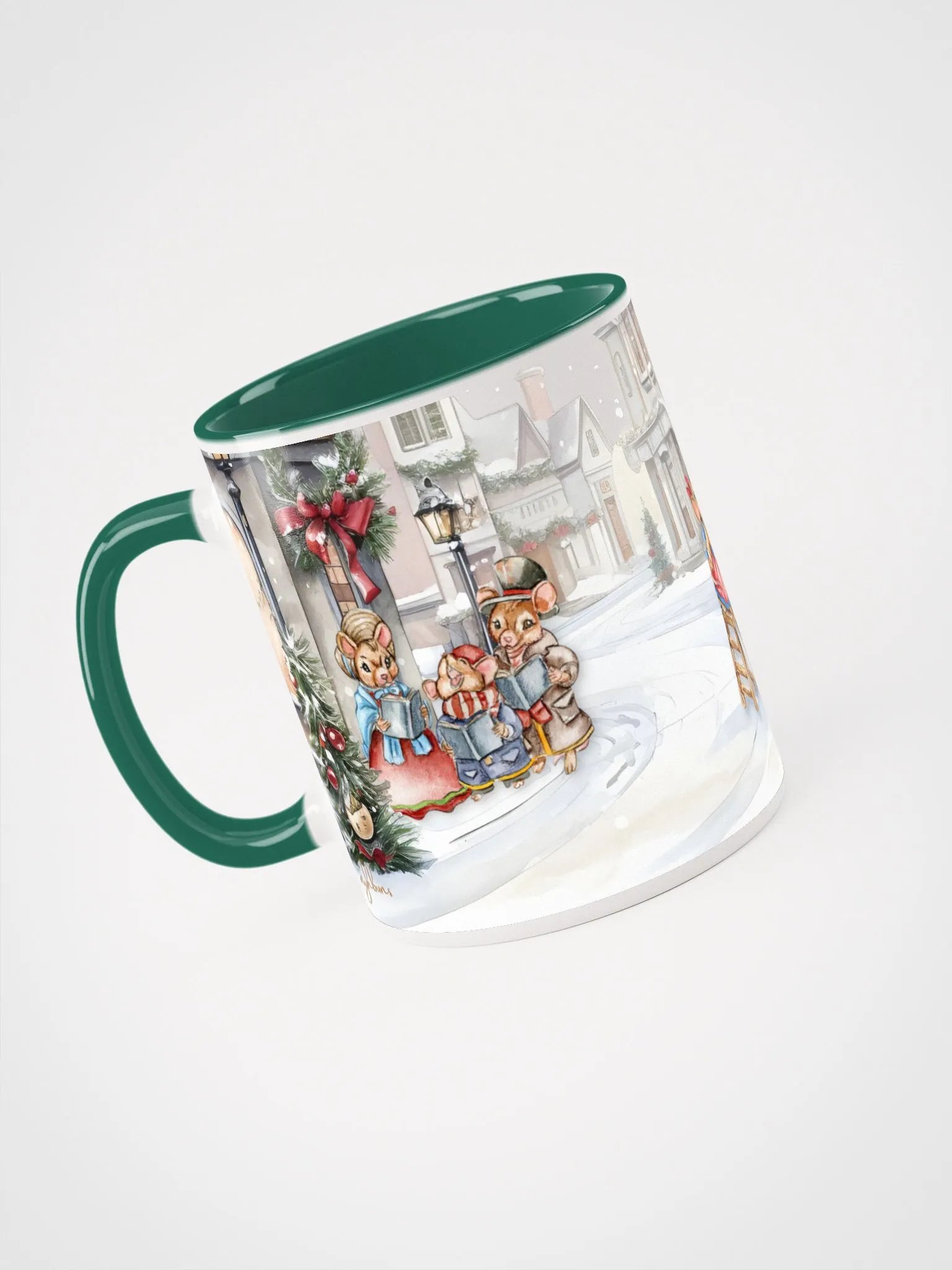 Prelude To Christmas Ceramic Mug | Holiday-Themed Mouse Design | It's A Mice Life Series product image (3)