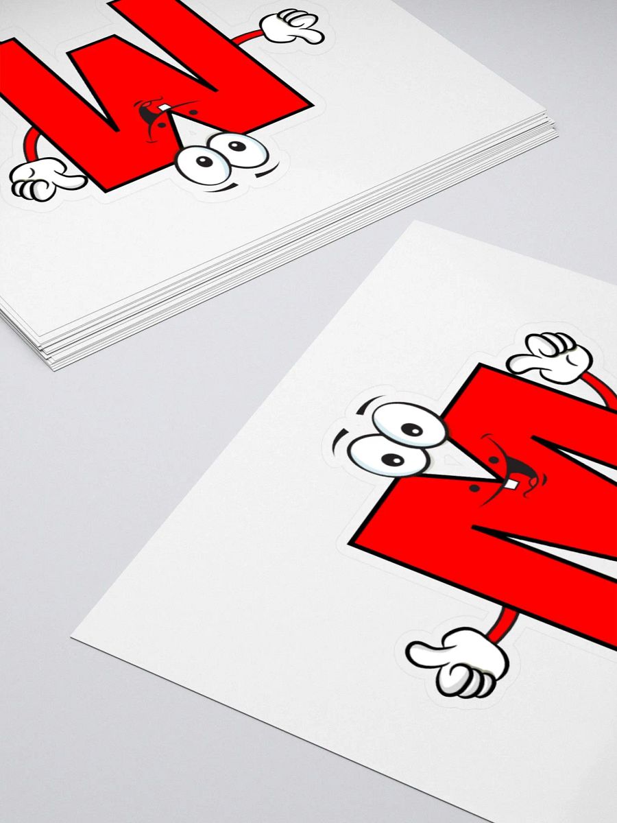 M Letter Cartoon Character Sticker product image (4)