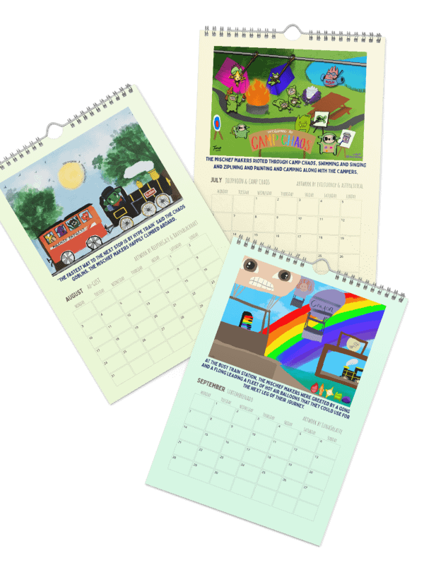 The 2026 Jester Community Calendar MONDAY start product image (6)