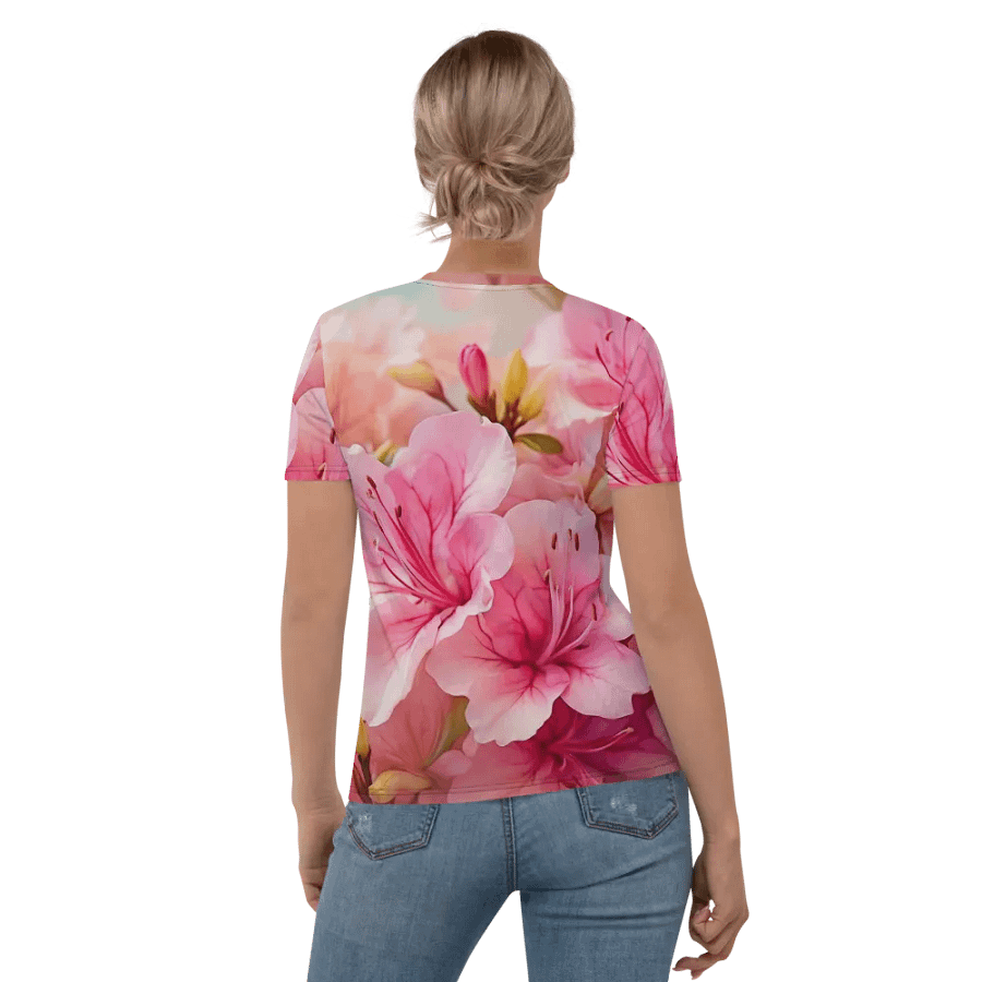 Azalea Allure: Floral Elegance Tees product image (5)