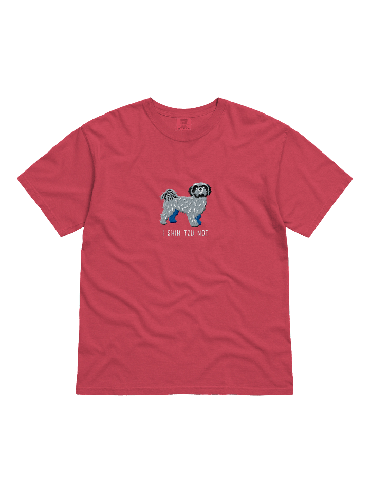 I Shih Tzu Not T-Shirt(Embroidered) of a Shih Tzu(Blue) product image (41)