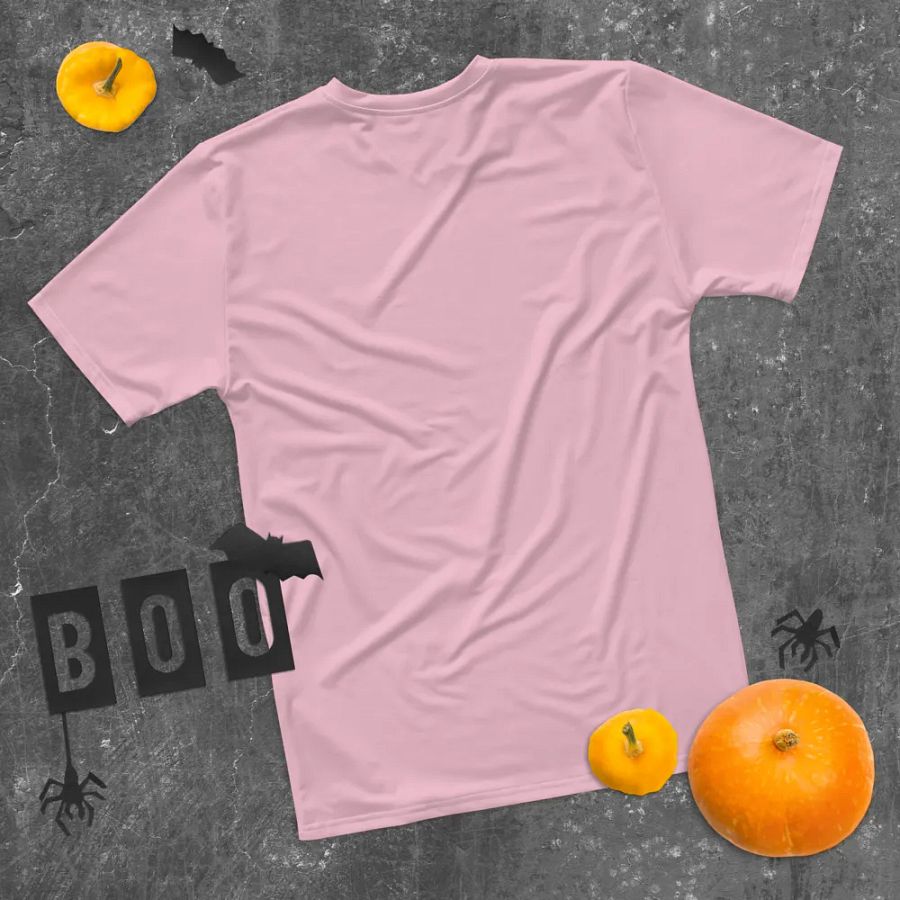 Plain Light Pink Soft Summer Men's Crewneck Polyester Heavyweight Premium T-Shirt by Treasure Pie product image (11)