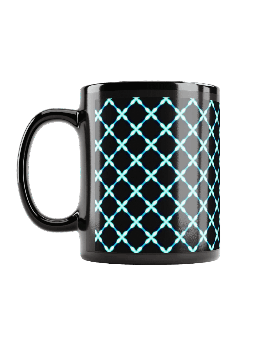Pulsing Life | Black Mug product image (6)