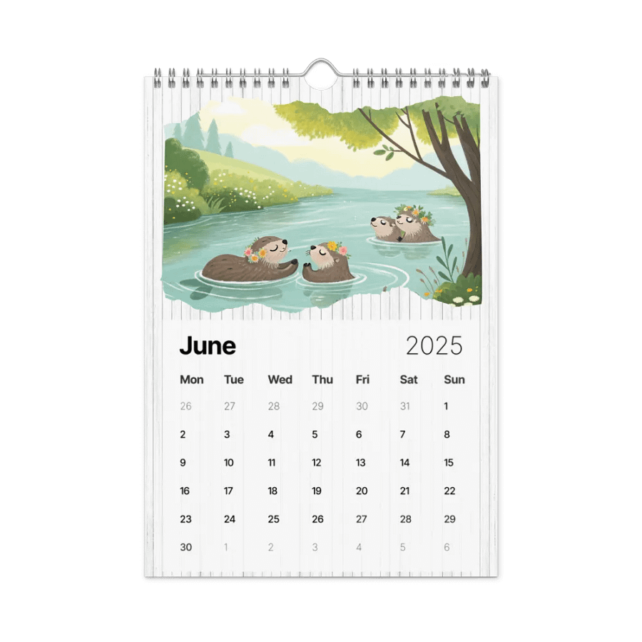 ADORABLE ANIMALS WALL CALENDAR 2025 product image (8)