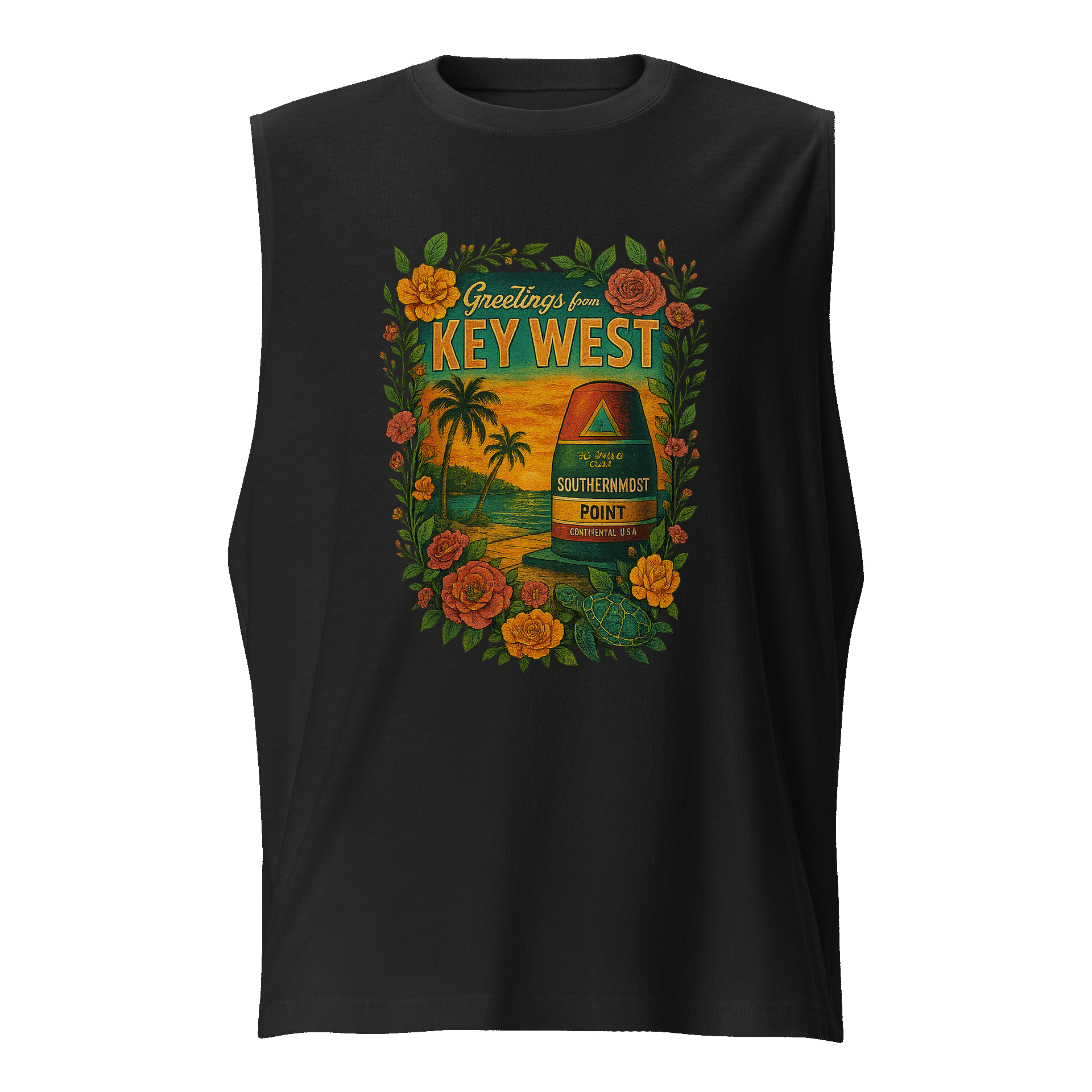 Key West Southernmost Point Men's Tank Top product image (2)