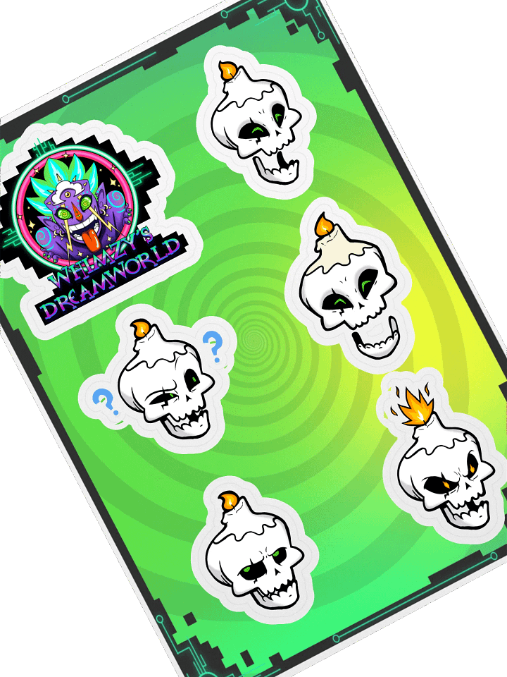 Candlehat Jack Sticker sheet! product image (1)