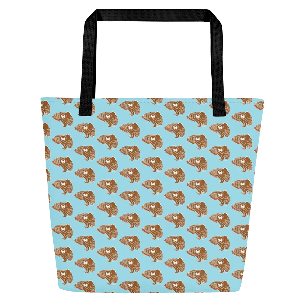 Gingerbread Cuttlefish Blue Tote product image (1)