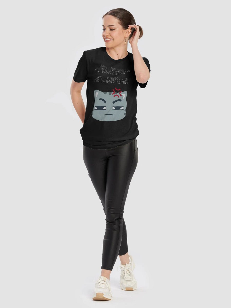Annoyed Cat Unisex T-Shirt product image (47)